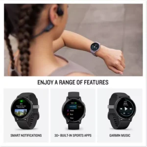 GARMIN vivoactive 5 Smart Watch - Cream Gold & Ivory - Image 4